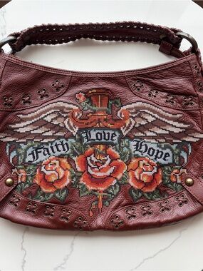 Isabella Fiore Easy Rider Kathleen bag Faith Love Hope